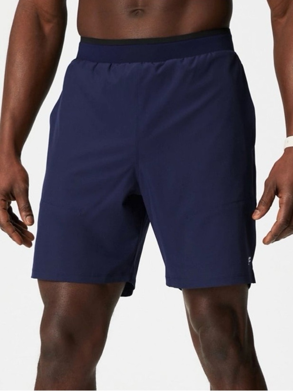 🌻NEW w/tag Fabletics The 7" Fundamental Short (lined) in Blue Men's Size XL